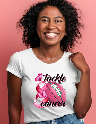 Tackle Cancer Breast Cancer Awareness Ready to Press Transfer