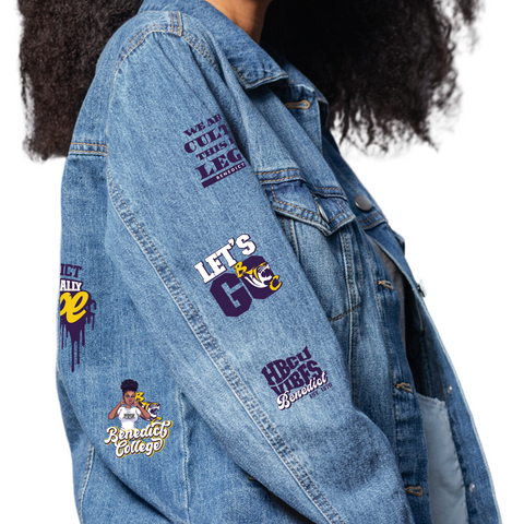 Patches for Jackets| Patch Party| Patch Kit| Patches Iron On| DTF Patches| Ready to Press DTF| Patches HBCU| HBCU|Benedict College Patches