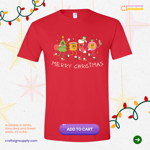 Celebrate Christmas Together in Style! | [NEW] Christmas T-Shirt Collection 🎄