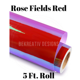 Rose Fields Red Rose Fields Red Adhesive Vinyl | Craft Sign Supply 12"x12" Sheet|5 foot roll