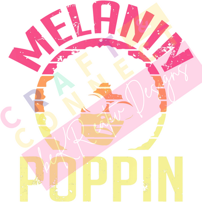 Melanin Poppin DTF TRANSFER