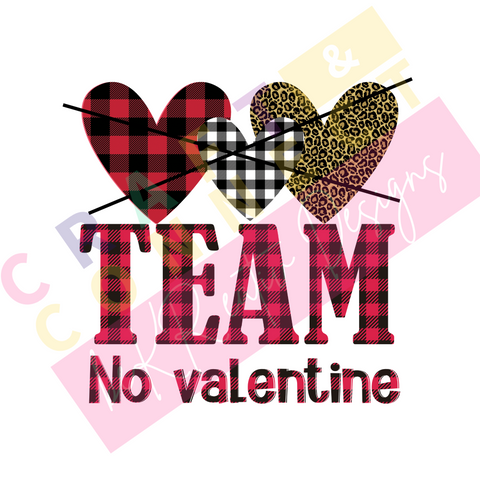 Team Valentine DTF TRANSFER