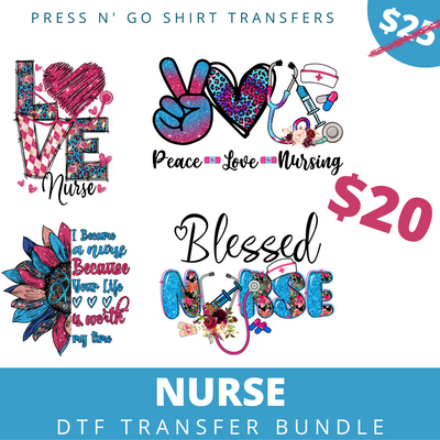 Nurse DTF Bundle (4 Designs)