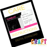 Sublimation Tumbler Care Bundle