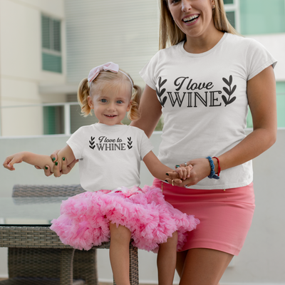 Whine Wine Mommy and Me DTF TRANSFER