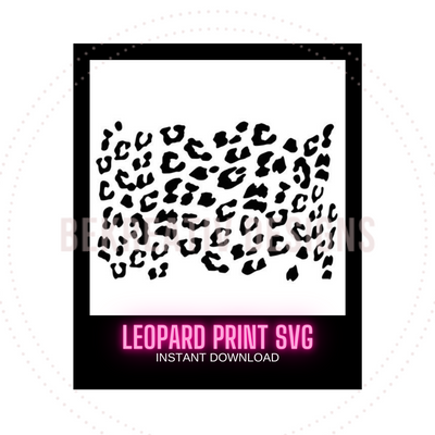 Leopard Print SVG Digital Download