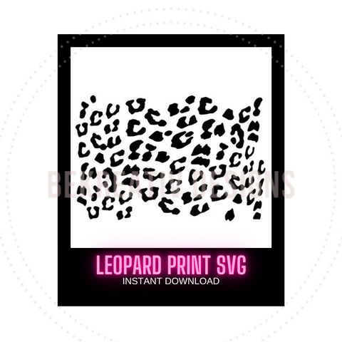 Leopard Print SVG Digital Download