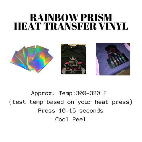 Best Rainbow Prism HTV