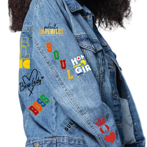 Patches for Jackets| Patch Party| Patch Kit| Patches Iron On| DTF Patches| Ready to Press DTF| Patches Black Girl| Black Girl| Melanin Patch