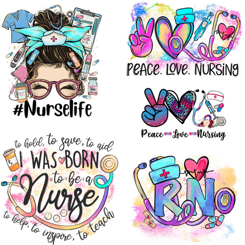 Patches for Jackets| Patch Party| Patch Kit| Patches Iron On| DTF Patches| Ready to Press DTF| Nurse Patches| RN Scrub| Nurse Gift| Medical