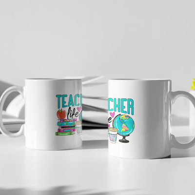Teacher Life Sublimation Mug Print